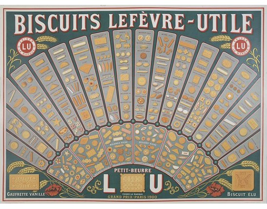 ANONYME - Biscuit Lefèvre-Utile. ANONYME - Biscuit Lefèvre-Utile.