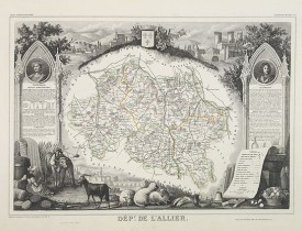 LEVASSEUR, V. -  Dépt. De L'Allier. N°3.  [ Moulins ]