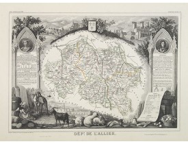 LEVASSEUR, V. -  Dépt. De L'Allier. N°3.  [ Moulins ]