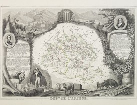 LEVASSEUR, V. -  Dépt. De L'Ariège. N°8.  [ Foix ]