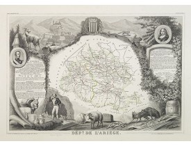 LEVASSEUR, V. -  Dépt. De L'Ariège. N°8.  [ Foix ]