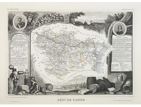 LEVASSEUR, V. -  Dépt. De L'Aude. N°10. [ Carcassonne ].