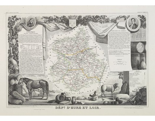 LEVASSEUR, V. -  Dépt. De L'Eure et Loir. N°27. [ Chartres ]
