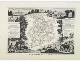 LEVASSEUR, V. -  Dépt. D' Ille et Vilaine. N°34. [ Rennes ]