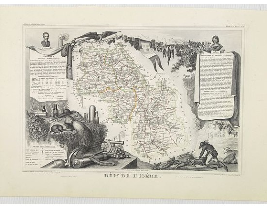 LEVASSEUR, V. -  Dépt. De L'Isère. N°37. [ Grenoble ]