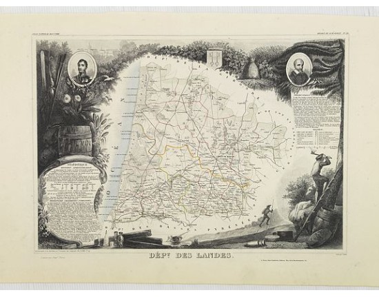 LEVASSEUR, V. - Dépt. Des Landes. N°39. LEVASSEUR, V. - Dépt. Des Landes. N°39.