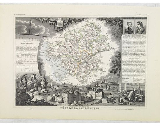 LEVASSEUR, V. -  Dépt. De La Loire Infre. N°43. [ Nantes ]