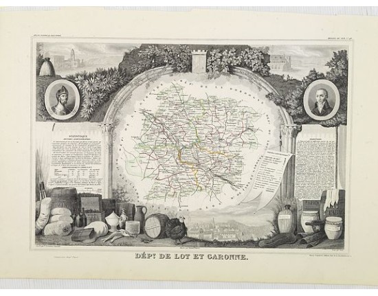 LEVASSEUR, V. - Dépt. Du Lot et Garonne. N°46. LEVASSEUR, V. - Dépt. Du Lot et Garonne. N°46.