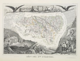 LEVASSEUR, V. -  Dépt. Des Bses. Pyrénées. N°63.  [ Bayonne, St.Jean de Luz ]