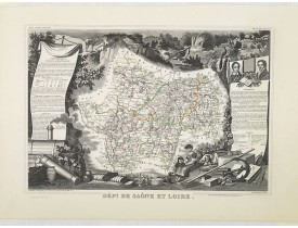 LEVASSEUR, V. -  Dépt. De Saône et Loire. N°70.