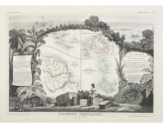 LEVASSEUR, V. - Colonies Françaises (en Amérique). N°92. LEVASSEUR, V. - Colonies Françaises (en Amérique). N°92.