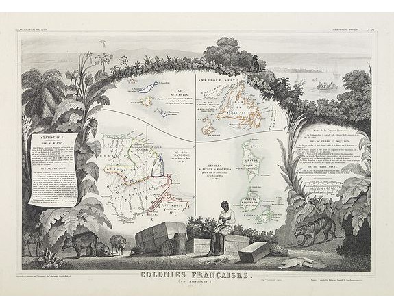 LEVASSEUR, V. -  Colonies Françaises (en Amérique). N°92.