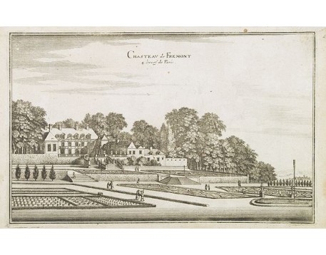 MERIAN, C. - Chasteau de Fremont. 4 lieus de Paris. MERIAN, C. - Chasteau de Fremont. 4 lieus de Paris.
