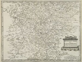 MERIAN, C. -  Gouvernement General de L'Isle de France, et Pais Circomvoisins.