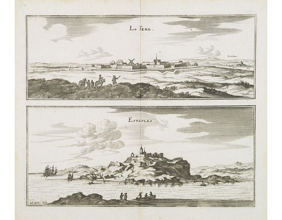 MERIAN, C. - La Fere. Estaples. MERIAN, C. - La Fere. Estaples.