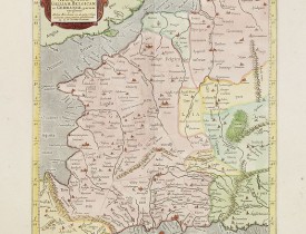 PTOLEMY / MERCATOR, G. -  Tab. III. Europae, Galliam, Belgicam, ac Germaniae, Partem Representans . . .