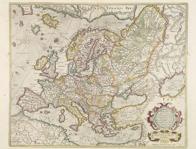 MERCATOR, G./ HONDIUS, J. -  Europa, ad magnae Europae Gerardi Mercatoris. . .