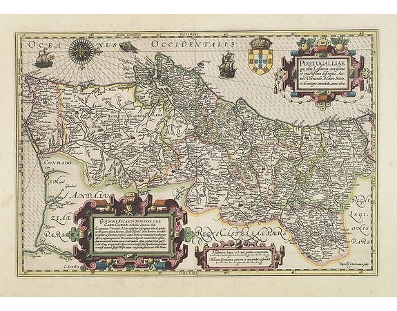 MERCATOR,G./ HONDIUS,J. -  Portugalliae que olim Lusitania..