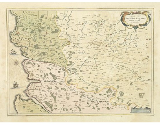 JANSSONIUS, J. - Boloniae Pontieu. . . JANSSONIUS, J. - Boloniae Pontieu. . .