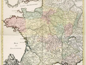 COVENS, J. / MORTIER, C. -  Carte particulière des postes de France. . .