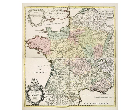 COVENS, J. / MORTIER, C. -  Carte particulière des postes de France. . .