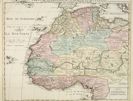 COVENS, J. / MORTIER, C. -  Carte de la Barbarie de la Nigritie et de la Guinée..