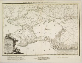 DEZAUCHE, J-C. -  Carte du gouvernement de Tauride, comprenant la Krime. . . DEZAUCHE, J-C. -  Carte du gouvernement de Tauride, comprenant la Krime. . .
