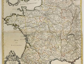 JAILLOT, H. / MORTIER, P. -  Carte particuliere des Postes de France.