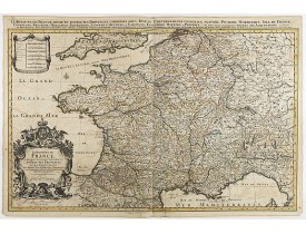 JAILLOT, H. / MORTIER, P. -  Le royaume de France distingue suivant l'étendue de toutes ses provinces. . .
