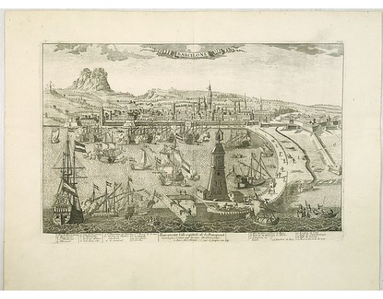 CHEREAU, J. / AVELINE, P.A. -  	Barcelone, Ville Capitale de la principauté Catalogne. . . CHEREAU, J. / AVELINE, P.A. -  	Barcelone, Ville Capitale de la principauté Catalogne. . .