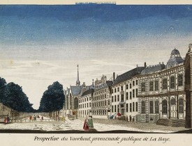 MONDHARD -  Perspective du Voorhout, promenade publique de La Haye.