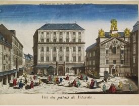 CHEREAU, J. -  Vue du palais de Visendic.