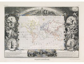 LEVASSEUR, V. -  Planisphère.