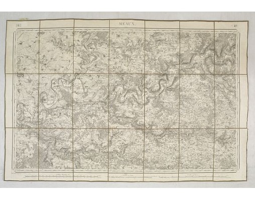 DÉPÔT GENERAL DE LA GUERRE / PELET. -  Meaux. (Soissons).