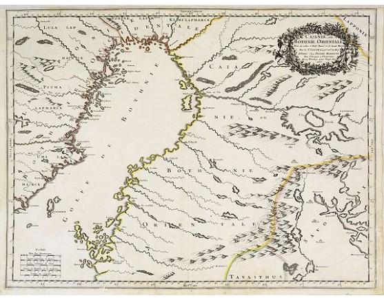 SANSON, N. - Cajanie, ou Bothnie Orientale Tirée de celles d'Andr Burae et de Isaac Massa. . . SANSON, N. - Cajanie, ou Bothnie Orientale Tirée de celles d'Andr Burae et de Isaac Massa. . .