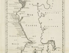 VERDEN, VAN K. -  Carte Marine De La Mer Caspiene levée suivant les ordres de S.M.Cz. En 1719, 1720 et 1721.