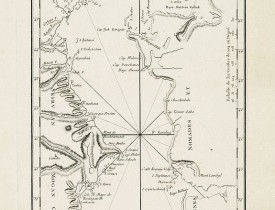 GULDENSTAEDT, J.A. -  Carte de la Mer Caspienne dressée en 7bre 1776 d'après des derniers observations par D.Guldenstaedt.