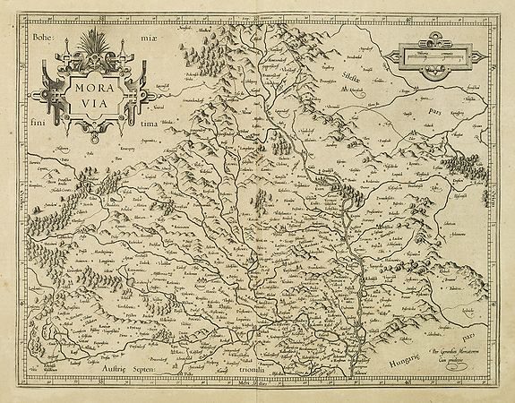 MERCATOR, G. / HONDIUS, J. - Moravia. MERCATOR, G. / HONDIUS, J. - Moravia.