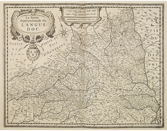 JANSSONIUS, J. -  La Partie Septentrionale du Languedoc.