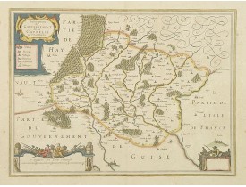 JANSSON, J. -  Description du Gouvernement de La Cappelle. Par P. Petit Bourbon. JANSSON, J. -  Description du Gouvernement de La Cappelle. Par P. Petit Bourbon.