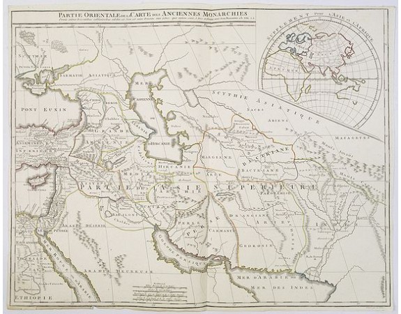 VAUGONDY, G. / DELAMARCHE, F. / DIEN, Ch. - Partie Orientale de la Carte des Anciennes Monarchies. . . VAUGONDY, G. / DELAMARCHE, F. / DIEN, Ch. - Partie Orientale de la Carte des Anciennes Monarchies. . .
