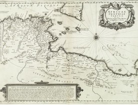 JANSSONIUS, J. -  Africae Propriae Tabula. In qua, Punica Regna Vides, Tyrios, et Agenoris Urbem.