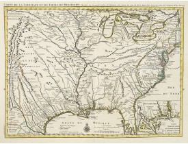 COVENS, J. / MORTIER, C. - Carte de la Louisiane et du Cours du Mississipi Dressée sur un grand nombre de Memoires.. COVENS, J. / MORTIER, C. - Carte de la Louisiane et du Cours du Mississipi Dressée sur un grand nombre de Memoires..