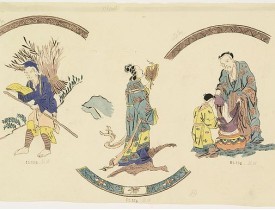 FOURMAINTRAUX, G.  / DESVRES -  Designs for Porcelain plate.