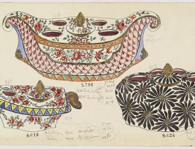 FOURMAINTRAUX, G. -  Design for Porcelain bowls.