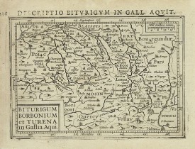 BERTIUS, P. / HONDIUS, J. -  Biturigum borbonium et Turena in Gallia Aqui.
