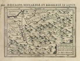 BERTIUS, P. / HONDIUS, J. -  Benearnia et Bigornia.