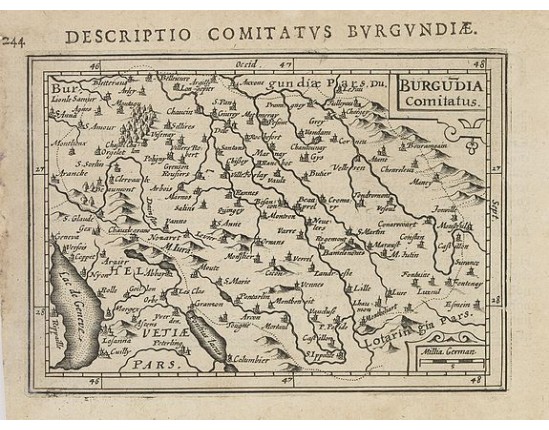 BERTIUS, P. / HONDIUS, J. - Burgundia Comitatus BERTIUS, P. / HONDIUS, J. - Burgundia Comitatus