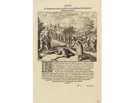 DE BRY, Th. -  Punishment of China. DE BRY, Th. -  Punishment of China.