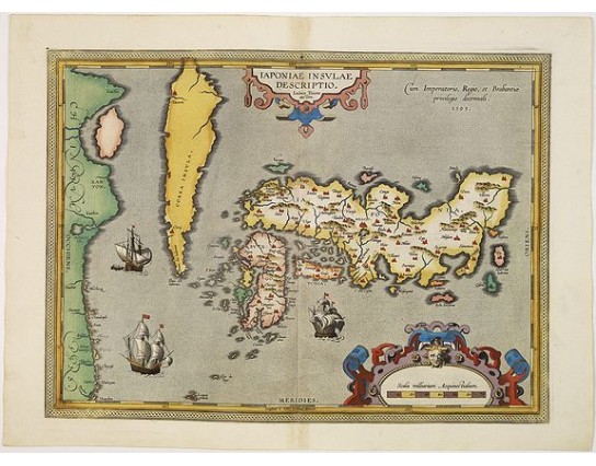ORTELIUS, A. -  IAPONIAE INSULAE DESCRIPTIO.Ludoico Teisera auctore.